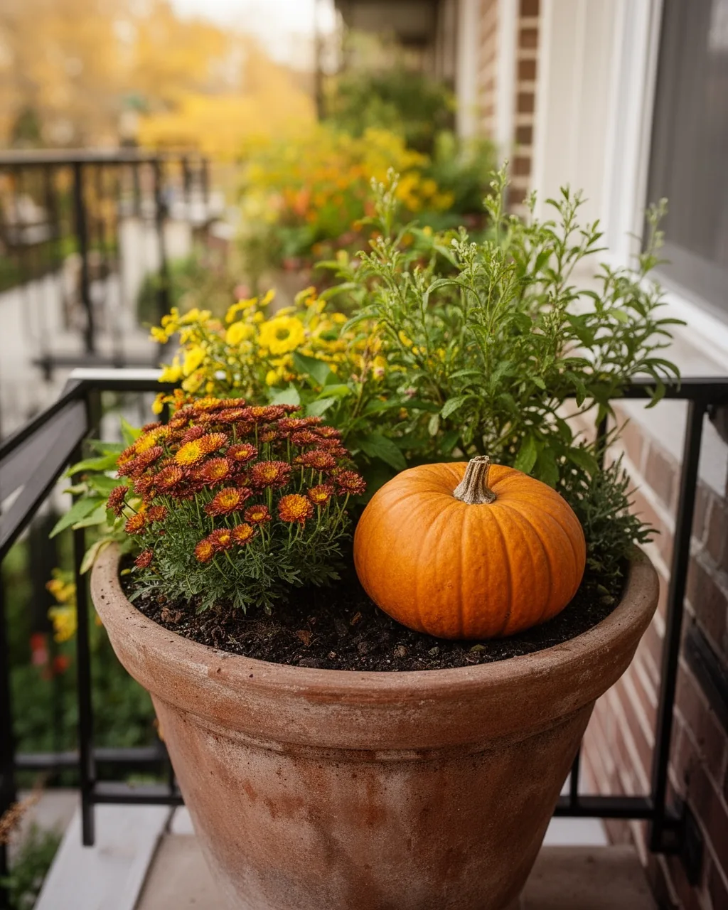 Small-space balcony planter