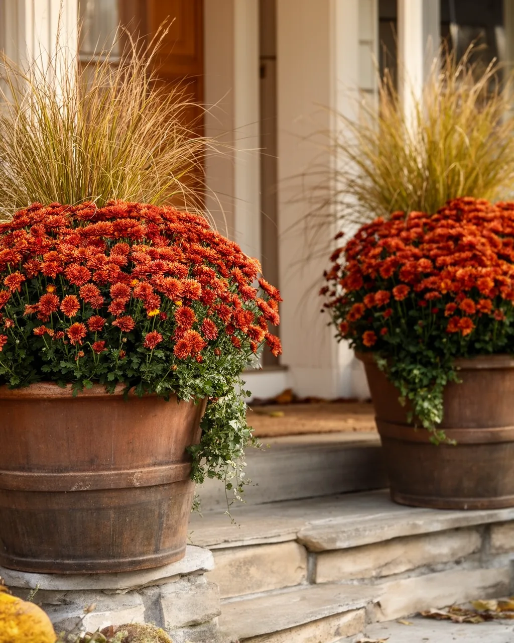 Matched planter pair