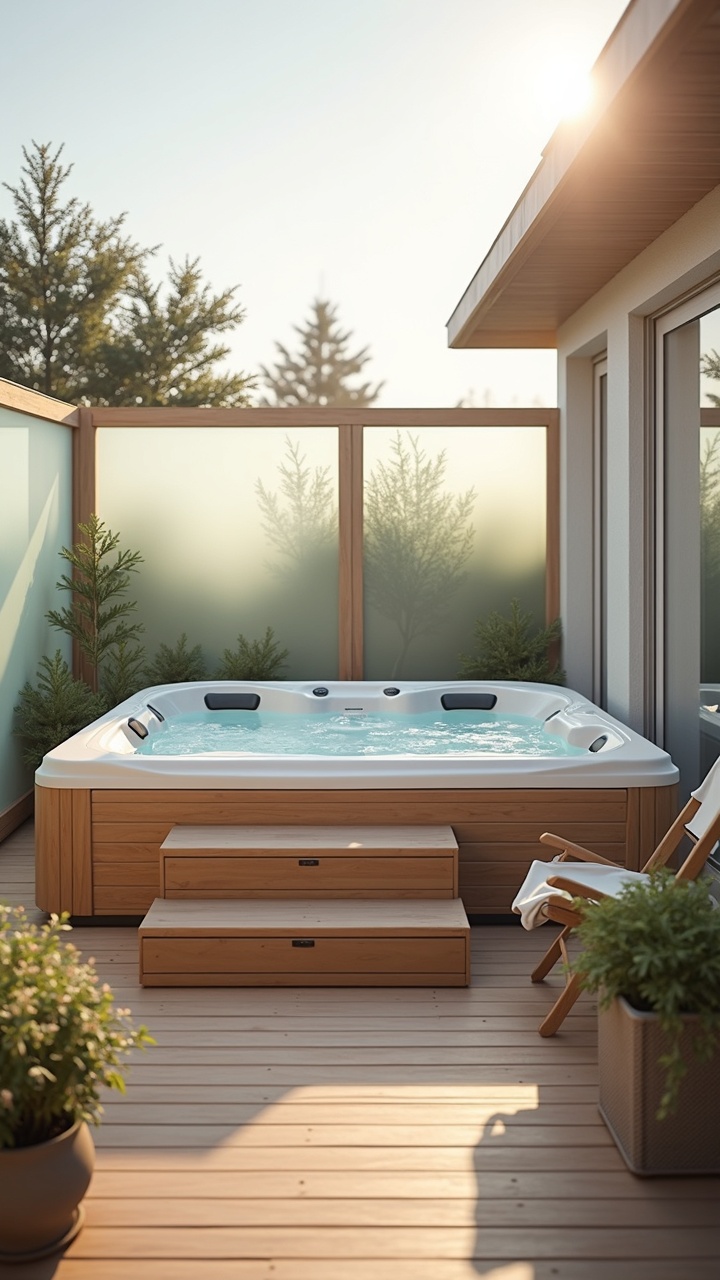 Scandi Micro-Deck With Frosted Screens