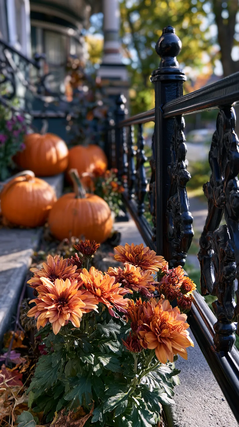 small black faux wrought iron fencing bordering a porch flower bed, photo 2 of 4