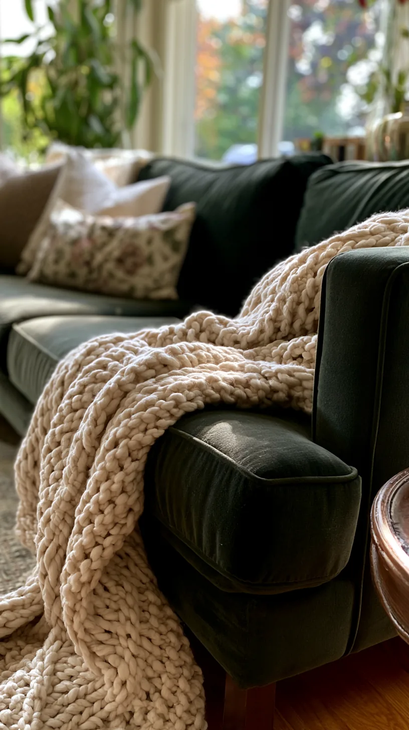 cozy reading nook with a lamp and books tucked beside a green sofa, photo 3 of 4